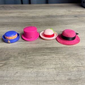 Vintage Barbie and Strawberry‎ Shortcake Hats.